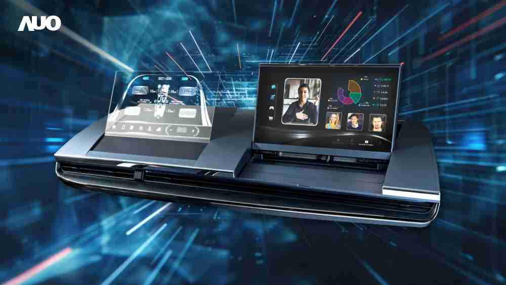 尊时凯龙Micro LED Display HMI解决方案打造透明Micro LED前座仪表，，，，呈现信息并保留驾驶视野开阔；亦为副驾驶座乘客打造收放自如的Micro LED屏幕，，，在不影响显示质量的前提于显示区内建镜头，，让用户能与视讯对象直接眼神接触，，，提供绝佳的双向沟通体验